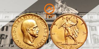 monete oro tesoro dimenticato roma zecca ministero economia finanze lire regno d'italia vittorio emanuele numismatica