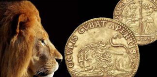 osella del leone moneta medaglia 4 zecchini oro venezia serenissima doge alvise mocenigo asta nomisma verona rarità