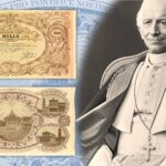 cedole del giubileo di leone xiii papa pecci 1888 lira lire offerta santa sede vaticano prevost anno santo sacerdozio basiliche roma san pietro numismatica cartamoneta collezione rarità valore