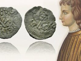 monete di faenza astorgio astorre manfredi signoria lancetta chirurgica bisturi salasso impresa araldica testone quattrino numismatica rarità collezione reale san pietro beato novolone cerusico barbiere chirurgo