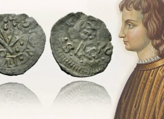 monete di faenza astorgio astorre manfredi signoria lancetta chirurgica bisturi salasso impresa araldica testone quattrino numismatica rarità collezione reale san pietro beato novolone cerusico barbiere chirurgo