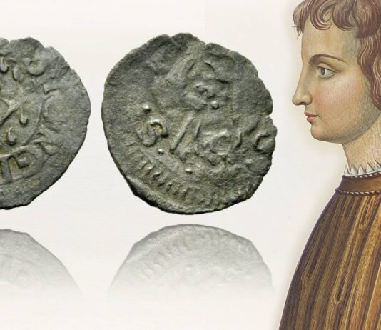 monete di faenza astorgio astorre manfredi signoria lancetta chirurgica bisturi salasso impresa araldica testone quattrino numismatica rarità collezione reale san pietro beato novolone cerusico barbiere chirurgo