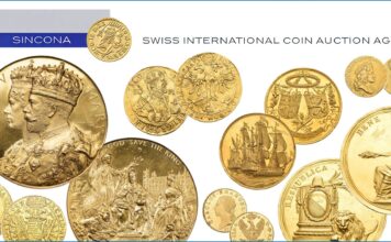 aste sincona 96-98 zurigo svizzera numismatica monete medaglie bullion oro argento rarità italia mondo collezione