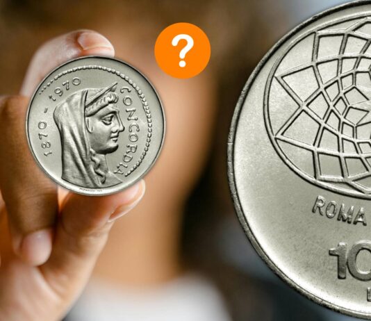 moneta 1000 lire argento 1970 roma capitale quanto vale numismatica lira lire proof fior di conio laura cretara guerrino mattia monassi campidoglio concordia denario pavimento michelangelo 500 lire caravelle boom economico italia fake news numismatica zecca di stato
