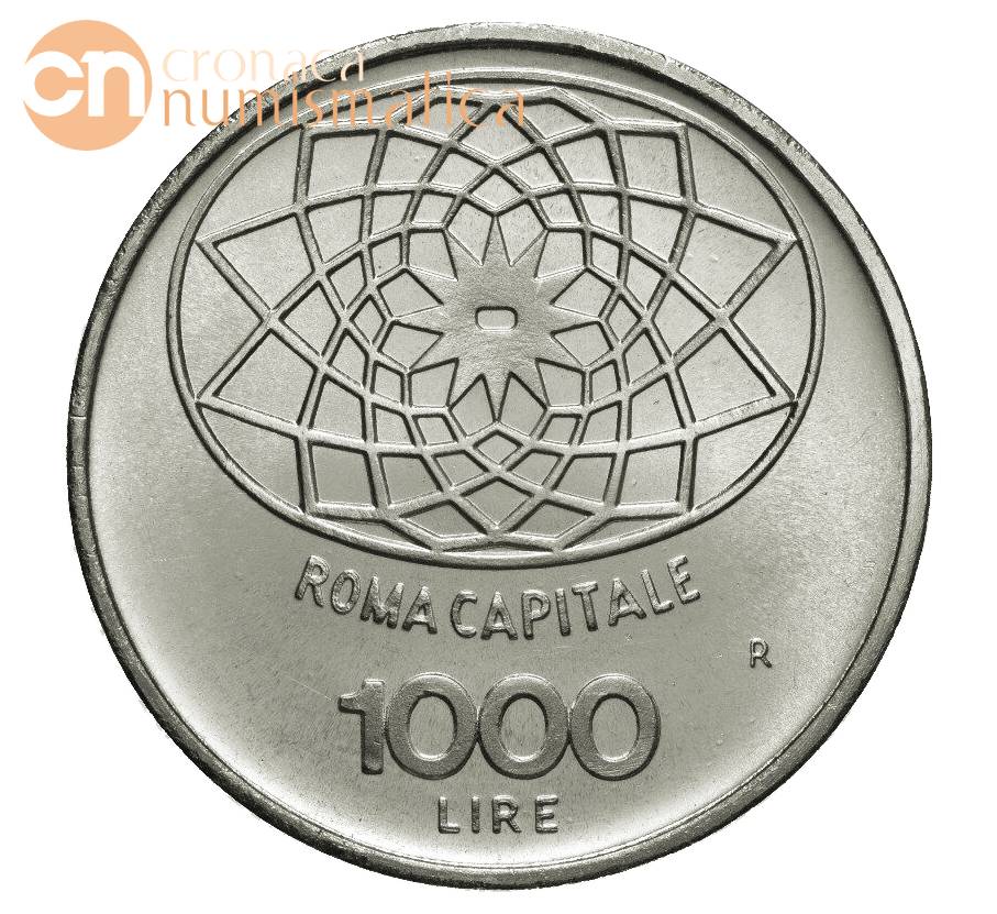moneta 1000 lire argento 1970 roma capitale quanto vale numismatica lira lire proof fior di conio laura cretara guerrino mattia monassi campidoglio concordia denario pavimento michelangelo 500 lire caravelle boom economico italia fake news numismatica zecca di stato