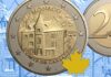 due euro commemorativa monegasca 2025 carlades principato di monaco proof tiratura limitata rarità moneta numismatica