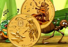 la cicala e la formica esopo favole grecia moneta bambini numismatica euro collezione collezionismo tiratura limitata colori morale