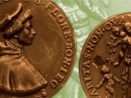 guido ascanio sforza cardinale camerlengo monete medaglie numismatica potete chiesa curia roma sede vacante nepotismo