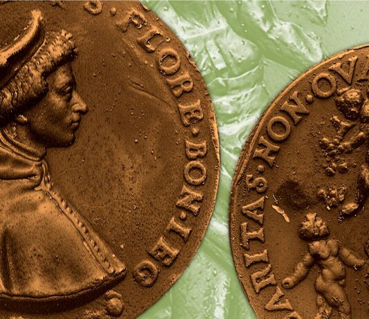 guido ascanio sforza cardinale camerlengo monete medaglie numismatica potete chiesa curia roma sede vacante nepotismo
