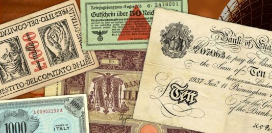 antica zecca di lucca mostra banconote cartamoneta seconda guerra mondiale am lire buoni resistenza partigiani sterline false ss nazisti fascisti rsi alleati roberto ganganelli