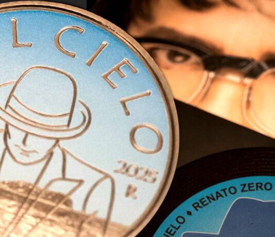 moneta 5 euro per renato zero il cielo canzone mina fiorello hit parade sorcini zerofocbia sold out collezione numismatica ipzs 2025 zecca euromoneta rarità