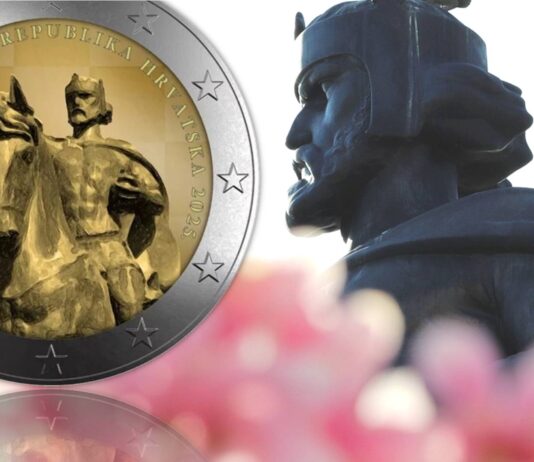 re tomislav croazia due euro moneta commemorativa tiratura limitata numismatica rarità collezione valore