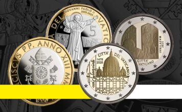 tre nuove euro monete proof vaticano michelangelo giubileo san giovanni paolo ii papa francesco daniela longo ipzs orietta rossi numismatica cfn novità collezione 2025