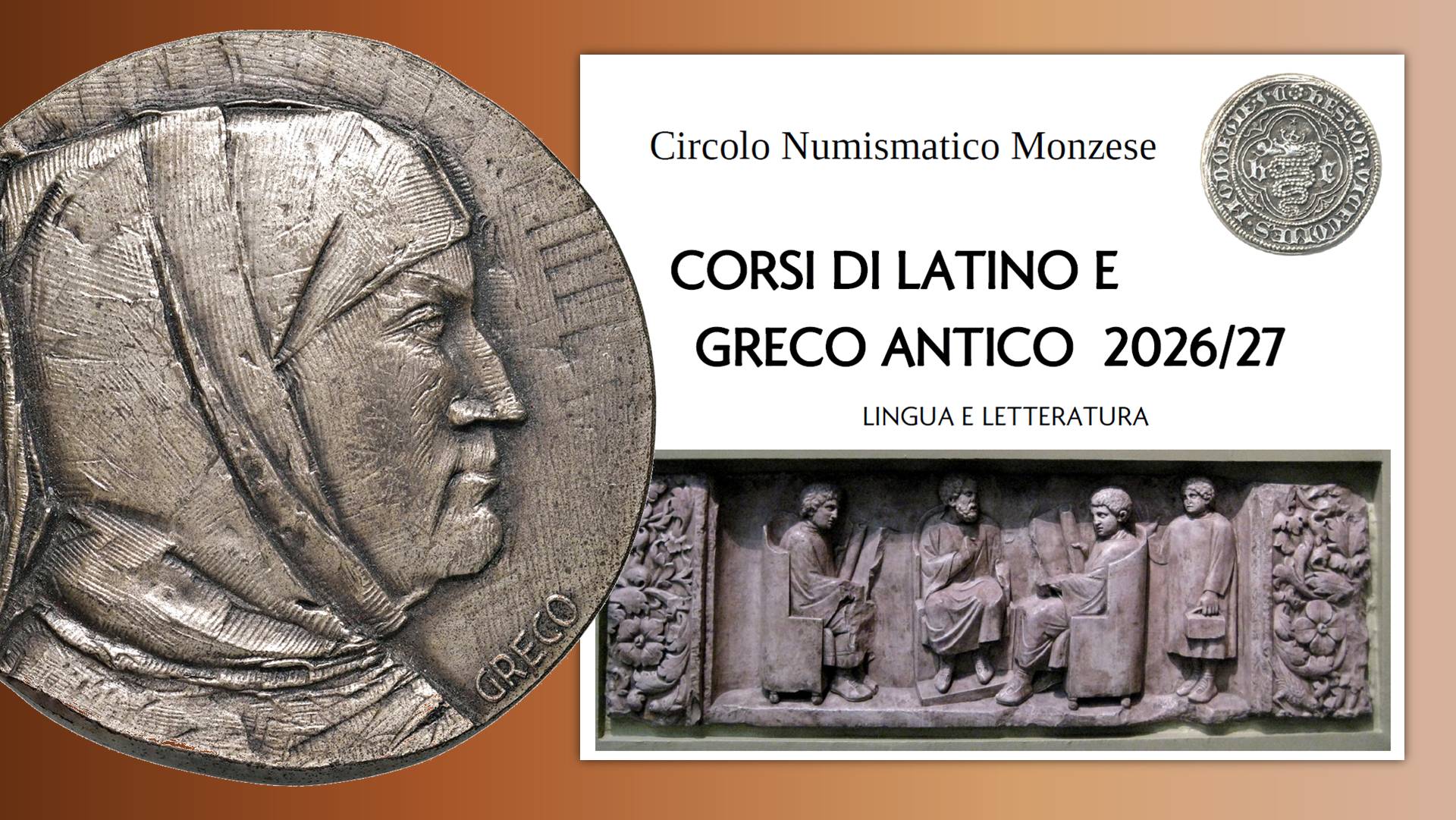 Greco_latino (0) corsi greco latino circolo numismatico monzese monza numismatica monete medaglie banconote mario traina francesco petrarca collezione collezionismo passione cultura hobby