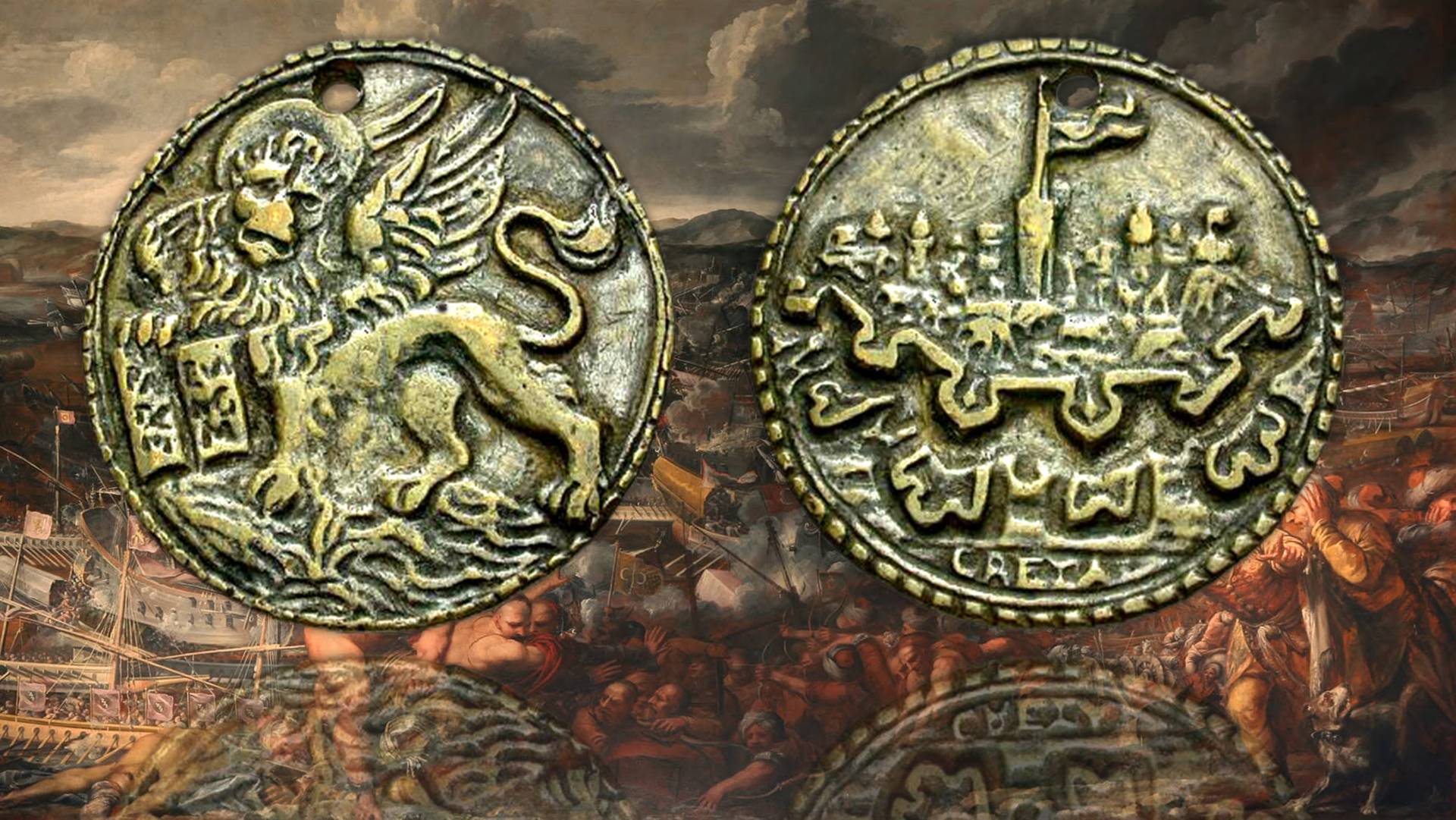 Medaglie_candia (0) guerra di candia venezia serenissima repubblica impero ottomano battaglia assedio eroi medaglia capitano da mar doge numismatica museo correr rarità storia lepanto