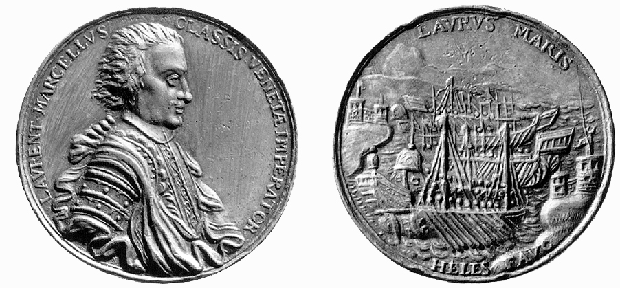 guerra di candia venezia serenissima repubblica impero ottomano battaglia assedio eroi medaglia capitano da mar doge numismatica museo correr rarità storia lepanto
