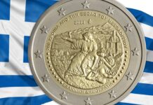 annoversario dell esodo di missolungi grecia 1826 2026 atene moneta 2 euro commemorativ guerra indipendenza impero ottomano numismatica