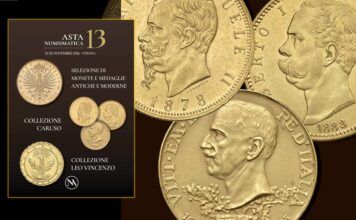 asta numismatica nomisma verona 13 floor live monete medaglie oro argento rame rarità collezione collezionismo investimento cultura