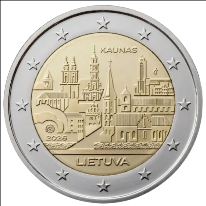 2 euro commemorative moneta numismatica novità croazia lituania kaunas vukovar monumento collezione