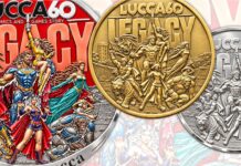 LUCCA 60 LEGACY: una nuova MEDAGLIA per il mondo dei COMICS lucca 60 legacy comics games anime hentai cosplay roleplay medaglia antica zecca collegio monetieri
