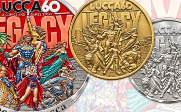 lucca 60 legacy comics games anime hentai cosplay roleplay medaglia antica zecca collegio monetieri