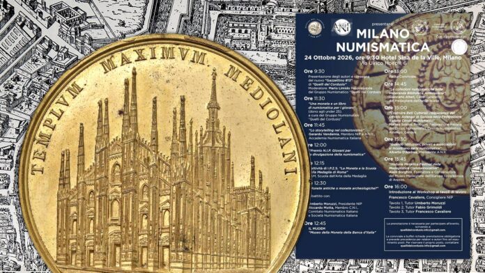 Milano_numismatica (0) milano numismatica 2026 quelli del cordusio gazzettino monete medaglie banconote convegno conferenza premio nip