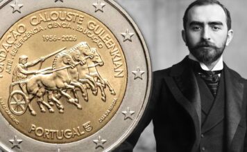 fondazione calouste gulbenkian lisbona portogallo moneta 2 euro numismatica arte scienza cultura